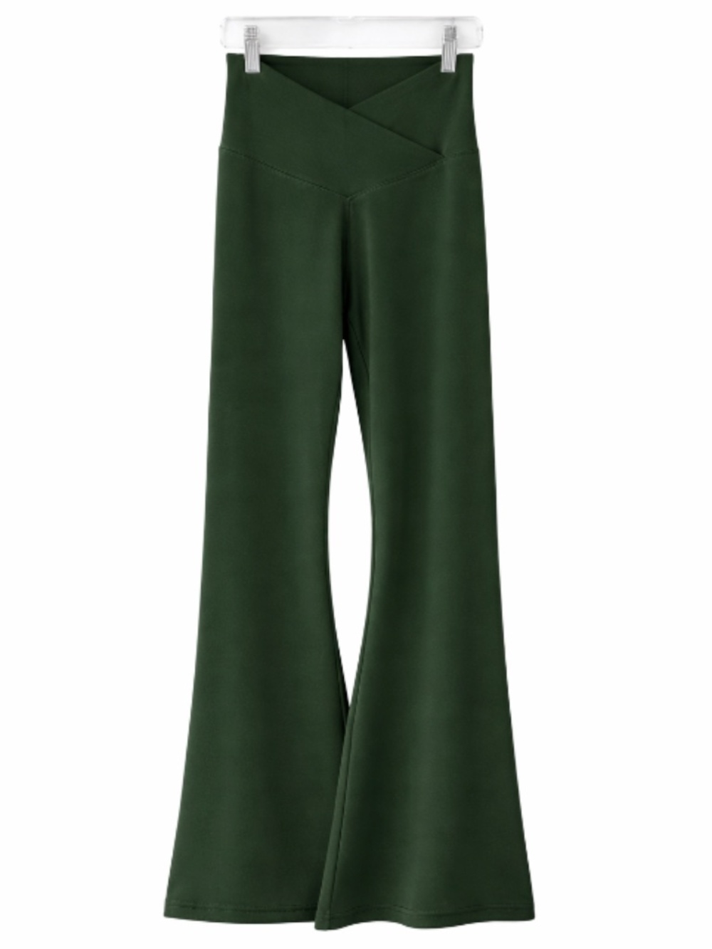 OFFLINE BY AERIE Green Real Me High Waist Crossover Flare Leggings Size Medium - Picture 4 of 13